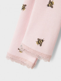 NAME IT Rib Leggings Flowerkab Ballerina